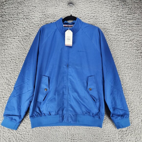 Ben Sherman Jackets & Blazers - Ben Sherman Jacket Mens Medium Blue Cotton Long Sleeve Full Zip *NWT*